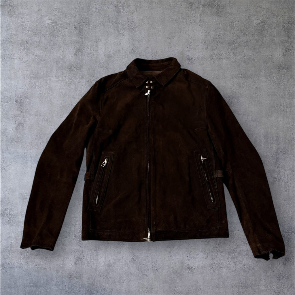 Semantic Design Cow Hide Winter Jacket