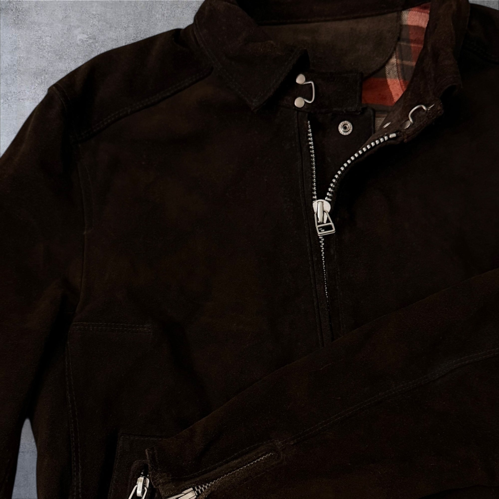 Semantic Design Cow Hide Winter Jacket