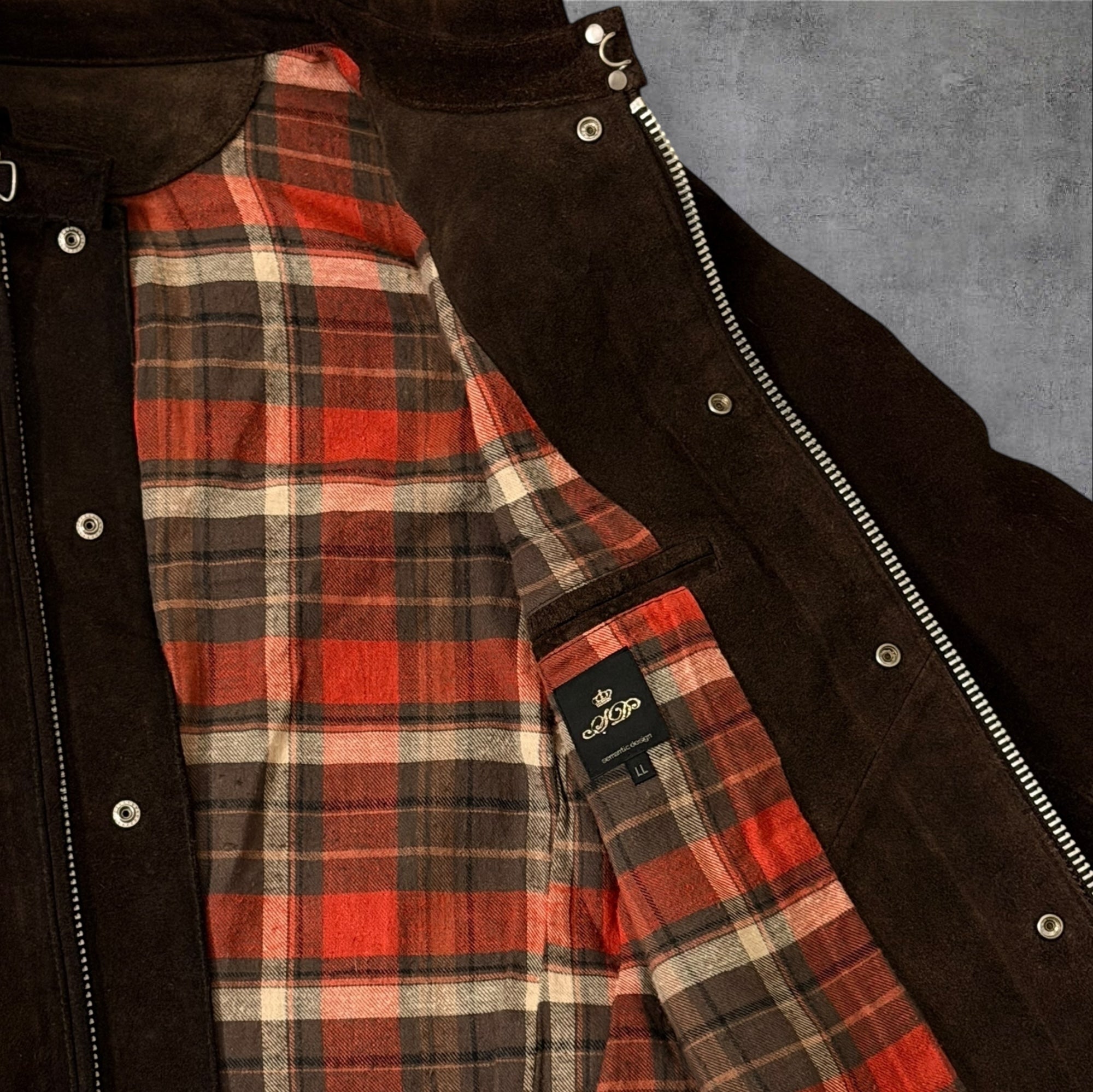 Semantic Design Cow Hide Winter Jacket