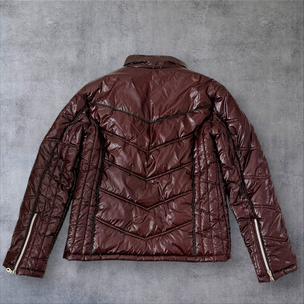 Cherry Semantic Design Fur Puffer