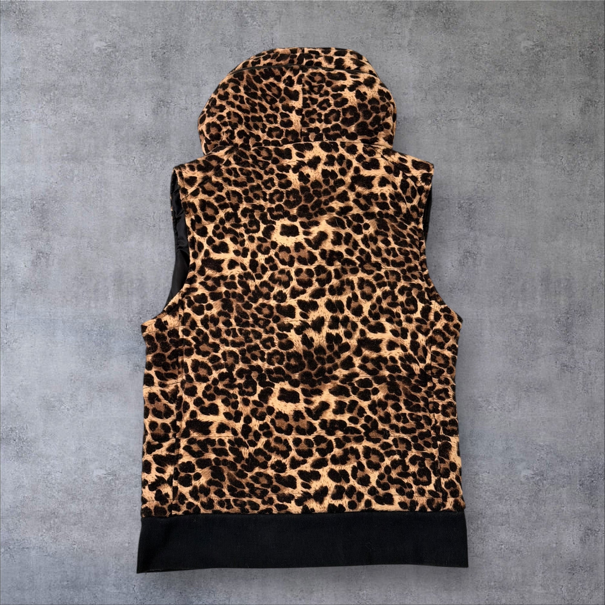 Semantic Design Leopard Print Body Warmer