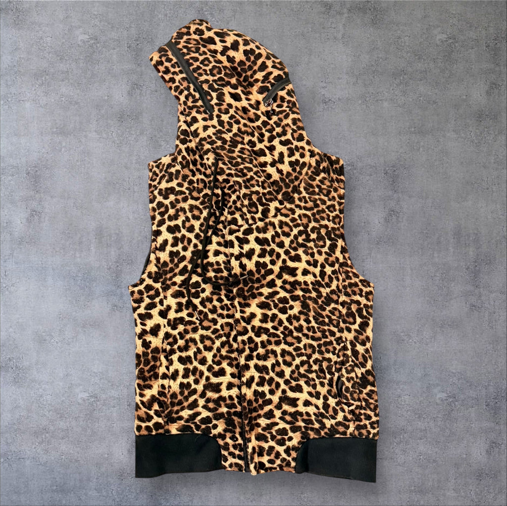Semantic Design Leopard Print Body Warmer