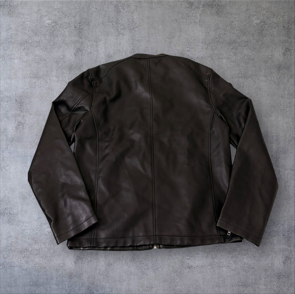 Semantic Design Leather Jacket