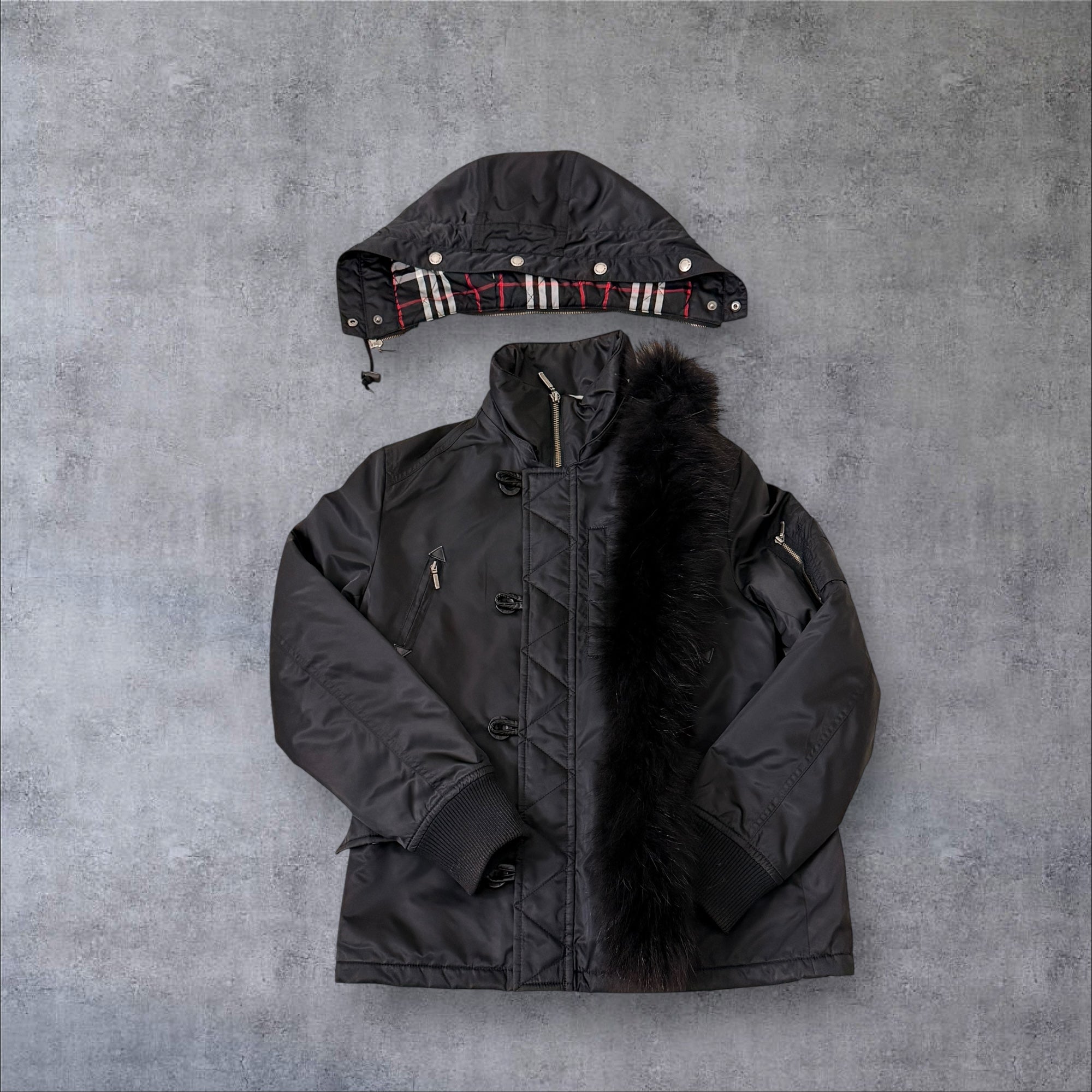 Burberry Black Label 3 in 1 fur jacket